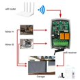 thumbnail image 6 of Tuya WIFI Garage Door Remote Control Receiver 433MHz 2CH Receiver 12-24V Support APP Voice Control, 6 of 8
