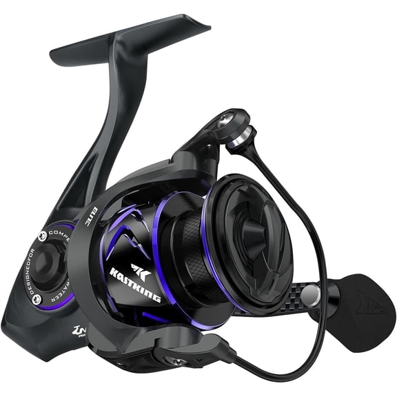 KastKing Spinning Reels - 6.2: 1 Gear Ratio Ultra Lightweight & Powerful, 17.6Lbs Max Drag-MegaJaws Elite 3000