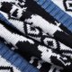 thumbnail image 2 of Gibobby Suéteres de invierno de punto Cárdigan de navideño de otoño e invierno para mujer, chaqueta de suéter navideño de longitud media (Azul, XL), 2 of 5