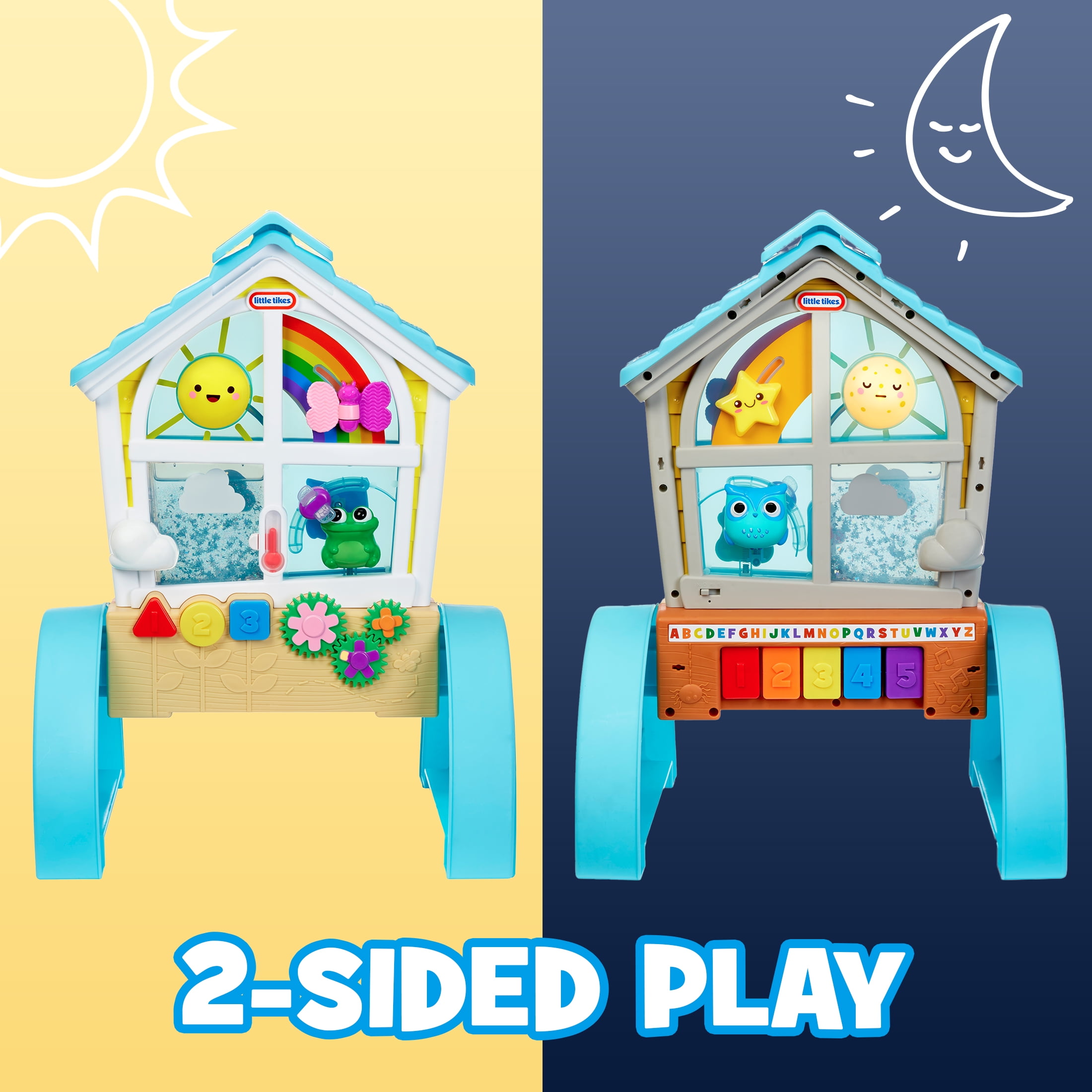 Little Tikes Learn & Play Look & Learn Window, Letters, Numbers, Sounds, Lights, Activity Table, Toy Gift, Infants Toddlers