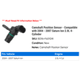thumbnail image 2 of Camshaft Position Sensor - Compatible with 2004 - 2007 Saturn Ion 2.0L 4-Cylinder 2005 2006, 2 of 2