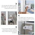 thumbnail image 2 of OULII 4Pcs Lock for Sliding Door White ABS for Durable Use and Travel Safety, 2 of 8