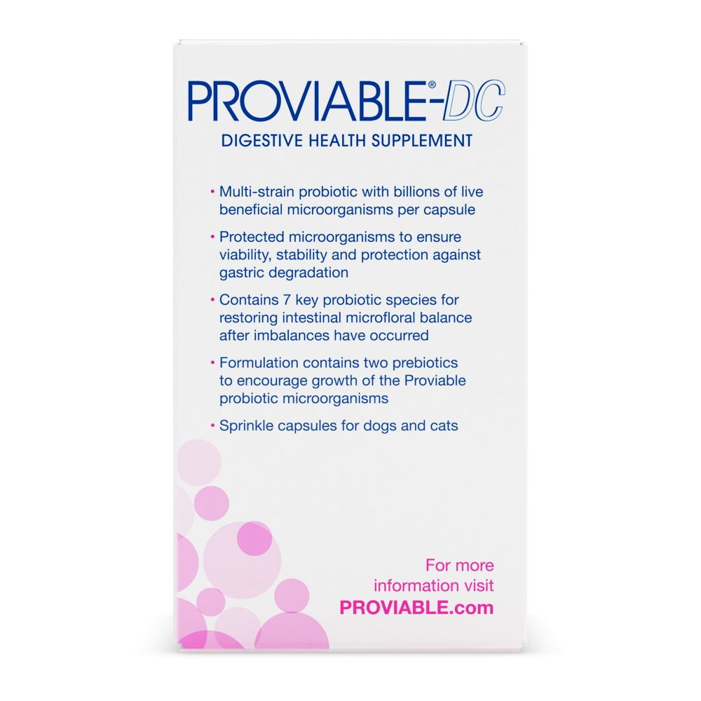 Proviable Multi-Strain Probiotic Capsules for Cats & Dogs 80ct