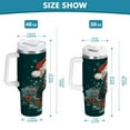 thumbnail image 3 of 30 oz Stainless Steel Tumbler Vacuum Insulated Leak Proof Stainless Steel Coffee Cup Water Bottles Magical Christmas Cat, 3 of 9