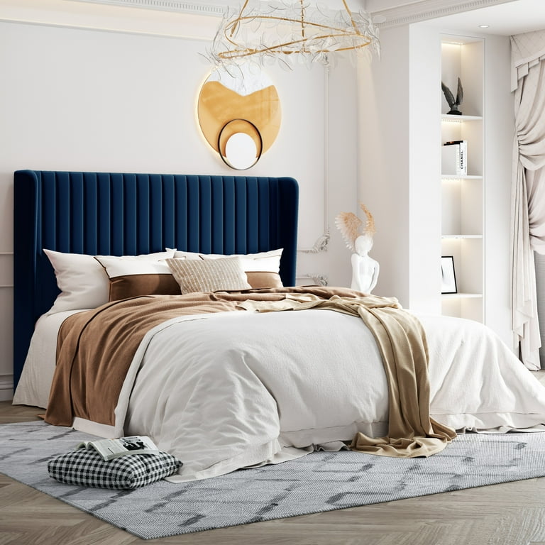 Tufted velvet bed frame discount