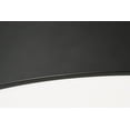 thumbnail image 2 of BAYF24LAJUDBK AFX Bailey - 35W 1 LED Adjustable CCT Flush Mount In Modern Style-4 Inches Tall and 24 Inches Wide-Black Finish, 2 of 6