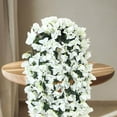 thumbnail image 4 of Artificial Bougainvillea Vine Garland, 6 Foot Faux Flower Hanging Decor with 12 Branches, UV Resistant Fake Flowers for Outdoor Wall Fence Patio Wedding Garden Party Decoration, 4 of 7