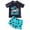 Blue, variant on Ymyiu Toddler Boys Bathing Suit Boys Set for Boys 2 Piece Swimsuits Short Sleeve Bathing Suits with Trunks Quick Dry Swim Shirts Size 7-8 Years (Blue,7-8 Years)