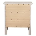 thumbnail image 3 of Home Square 2 Piece Solid Wood Nightstand Set with 3 Drawer in Silver Champagne, 3 of 6
