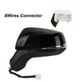 thumbnail image 3 of Outside Rear View Mirror Assembly, Gloss Black Power Heated Side Mirror with Turn  BSM for  XA50 2019-2022, 3 of 8