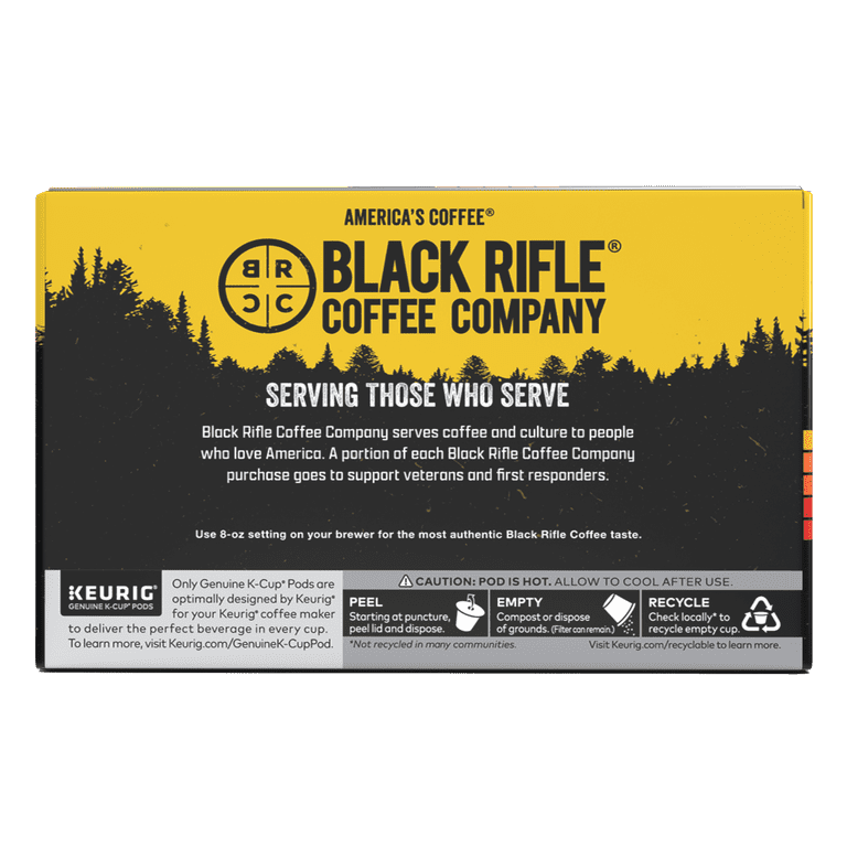 Black Rifle Coffee Company Tactisquatch Keurig K-Cup Pods, Dark