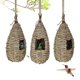 thumbnail image 3 of Garden Handing Nest Box Breeding Nest Grass Hand Woven Birdhouses For Outdoors Hanging, 3 of 5