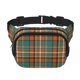 thumbnail image 1 of Fotbe colorful plaid Cangurera Cuadrada con Estampado de Doble Capa, Bolsa de Cintura Ajustable Mini para Hombres y Mujeres, 1 of 9