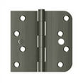 thumbnail image 2 of Deltana S44058TT15A-R/H Right Hand 4" x 4" x 5/8" x Square Hinge; Antique Nickel Finish, 2 of 2
