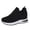 Black, variant on NOKIO Comfortable Ladies' Leisure Shoes Women'S Slip-On Athleisure Shoes Women Casual Shoes Breathable Flat Sole Inner Elevated Sports Shoes Comfortable Fit Single Shoes Large Women Fashion Shoes