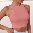 thumbnail image 4 of Crop Tops For Women Athletic Tank Tops For Women Women Ribbed Tank Tops Fitted Shirts For Women Light Tank Tops For Women Womens Workout Tops Ropa Deportiva Para Mujer Dressy Tanks, 4 of 4