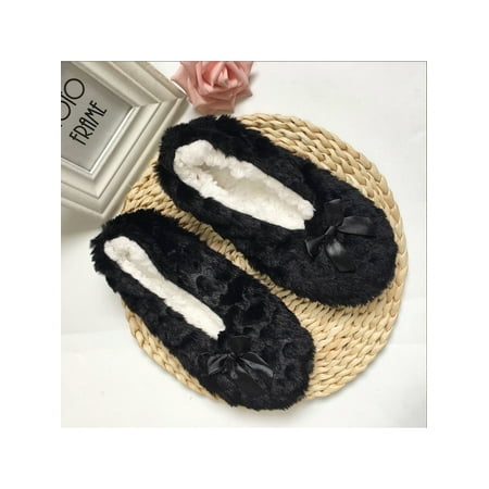

Crocowalk Womens Sherpa Super Soft Light Weight Fuzzy Winter Plush Slippers Warm Bed Socks