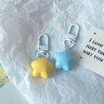 thumbnail image 7 of Fasijew Star Keychain Cute Star Charm Keychain Macaron Color Star Pendant Keychain Handbag Decoration Family Thanksgiving Pendant, 7 of 7