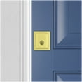 thumbnail image 4 of Baldwin Spyglass, Single Cylinder Front Door Deadbolt Featuring SmartKey Re-key Technology and Microban Protection, in Satin Brass, 4 of 7