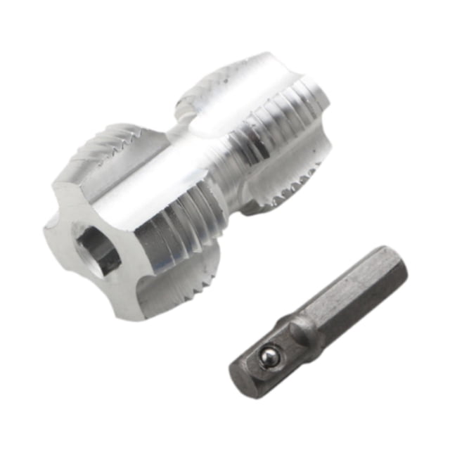 S SERENABLE PVC Pipe Threader Kit Opener Accessories for Electric Drill Indoor Household Aluminium