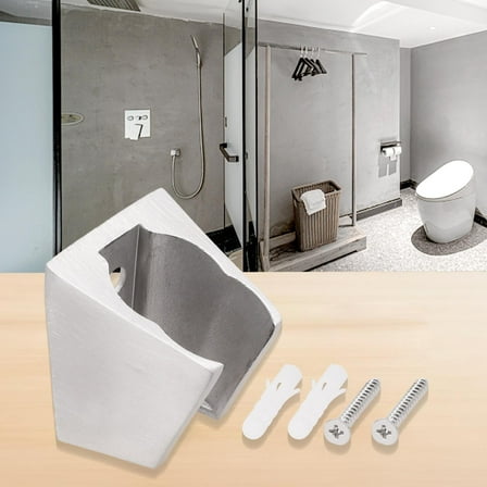 RichLink 304 Stainless Steel Hand Shower Shower Head Stand Fixed Base Adjustable