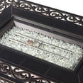 thumbnail image 3 of Aluminum 48-in Rectangular Propane Fire Table, Beads, Covers and Lid, 3 of 9