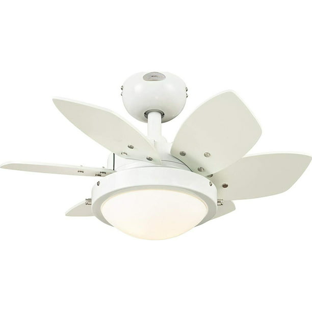 Quince 24 Inch Reversible Six Blade, 24 Ceiling Fan