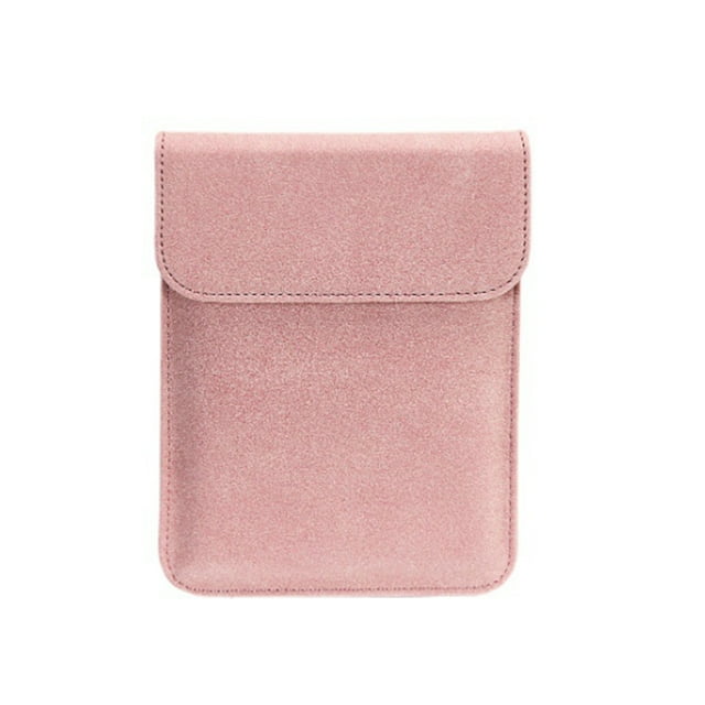 Seitruly Funda protectora para tableta Funda protectora Estuche de suministros de cuero Fuax Bolsa de inserción Bolsas ligeras para accesorios Computadoras de tableta Rosado