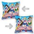 thumbnail image 2 of Sailor Moon Fundas de almohada de terciopelo con tema, regalos de funda de almohada, decoración para el hogar, cojín de lanzar, regalo de cumpleaños para fans y parejas. 40cm x 40cm., 2 of 6