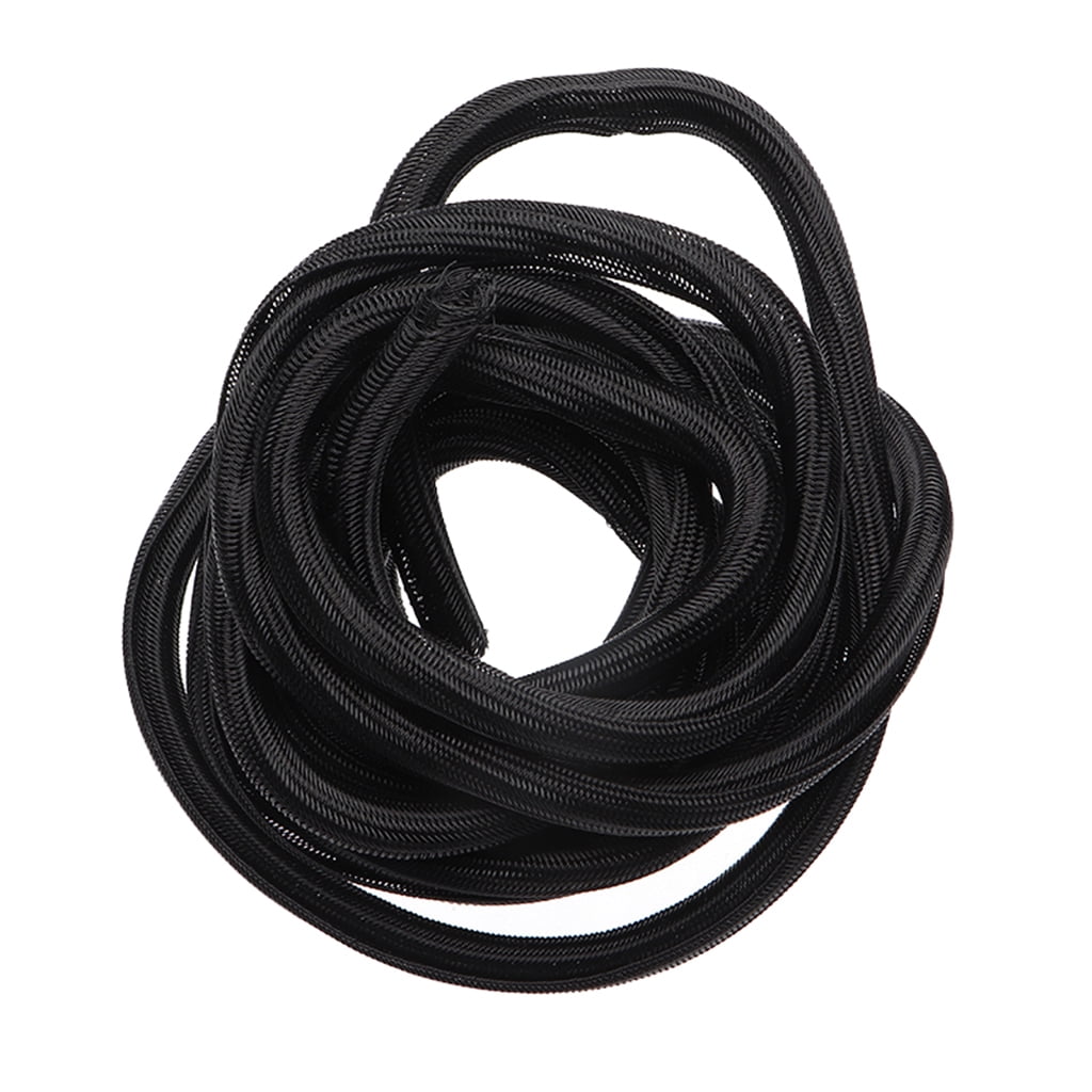 10/5M Braided Sleeving Braid Cable Wiring Harness Sheath Loom Protection Black 