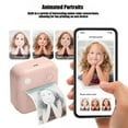 thumbnail image 5 of RAPOBRIX Label Maker Machine, Portable Small Bluetooth Thermal Label Printer, Mini Printer Wireless Labeler for Small Business Tape Barcode Storage Mailing Office Home School, 5 of 6