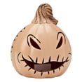 thumbnail image 2 of Seasons Nightmare Before Christmas Oogie Boogie Light-up Orange Pumpkin Halloween Decoration, 3.5", 2 of 3