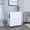 White#2, variant on Kitchen Carts, Kit Lower Microwave Cabinet, Single Door, Three Side Shelve -White, White Kitchen Islands,Particle Board Metal Kitchen Carts, Furniture Dining Furniture Kitchen Islands & Carts