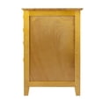 thumbnail image 5 of Maykoosh Rustic Refinement Filing Cabinet - 20"D x 18.75"W x 29"H, With 3 Small Utility Drawers, Honey Finish Wood Construction, Leg Base Type, 5 of 6