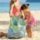 thumbnail image 4 of Bolsa de playa de malla Bolsas y bolsas de playa extra grandes Mochila de mano Juguetes Toallas Arena para guardar juguetes de playa Juguetes para niños Mercado Bolsa de picnic para comestibles, 4 of 5