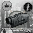 thumbnail image 3 of Monocular Night Vision Goggles, 1080 Photo & Video Portable Night Vision, 5X Digital Zoom 300m Full Dark Viewing Distance, Photos & Videos, for Hunting,Camping,Travel, 3 of 9