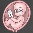 thumbnail image 2 of CafePress - Eviction Notice Maternity Dark T Shirt - Maternity Dark T-Shirt, 2 of 3