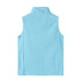 thumbnail image 4 of LittleSpring Toddler Boy Fleece Vests Zipper Solid Sky Blue 4T, 4 of 4