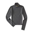 thumbnail image 1 of Aeropostale suéter de cuello alto acanalado para mujer, gris, extra pequeño, 1 of 2
