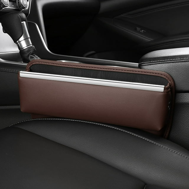 Boovnll Car Accessories for Women, Car Seat Filler Organizer, Multifunctional Car Seat Organizer, Auto Console Side Storage Box, Car Organizer Front Seat for Holding Phone, Sunglasses, Car Accessories