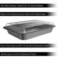 Baking Pan with Lid2PC Nonstick Rectangular Bakeware Set9”x13” For Sheet Cake, Brownies, Bars