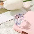 thumbnail image 3 of Anillo de diamantes de color gelatina, dulce y colorido, femenino y lindo, anillo de resina, anillo de diamantes, 3 of 3