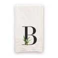 thumbnail image 1 of Watercolor "B" Monogram - 100% Cotton Decorative Tea Towel Flour Sack Gift for Kitchen, 1 of 1