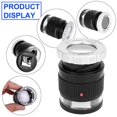 thumbnail image 4 of Loupe à LED réglable 30X, miroir cylindrique en métal avec échelle, petit miroir de lecture, loupe à bijoux avec 3 LED et 3 lampes UV, noir, 4 of 4