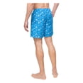 thumbnail image 6 of Rokka&Rolla Men's 7'' Pattern Swim Shorts with Compression Liner, 6 of 12