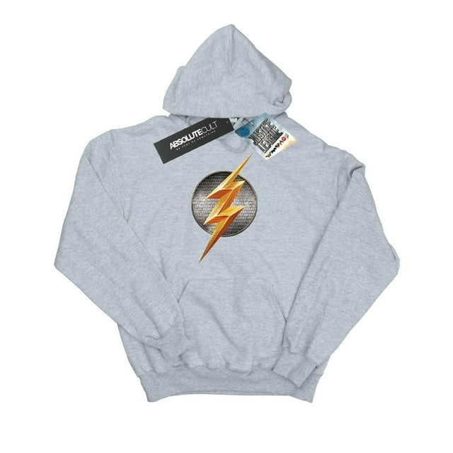 DC Comics Chandail à Capuchon pour Hommes La Ligue des Justiciers Film Flash Emblème