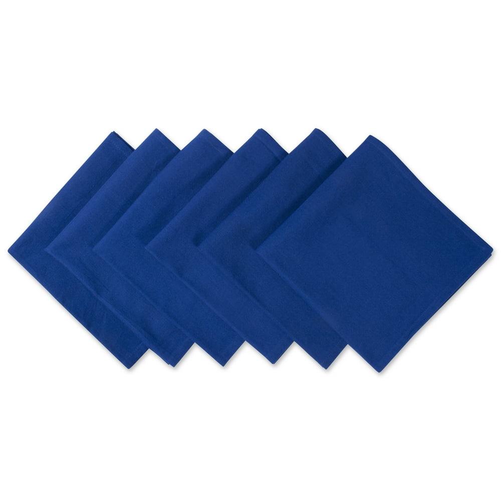 DII Nautical Blue Napkin (Set of 6), 20x20", 100 Cotton