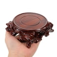 thumbnail image 2 of 1Set Small Wood Pedestal Stable Support Elegant Design for Teapot and Bonsai, 2 of 9