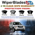 thumbnail image 2 of 2010 Kia Borrego Beam Wiper Blades Wipers w/2yr Warranty (Set of 3) w/Rear Wiper, 2 of 5