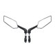 thumbnail image 1 of Espejo retrovisor negro CHAO universales ABS para motocicletas, 1 of 4